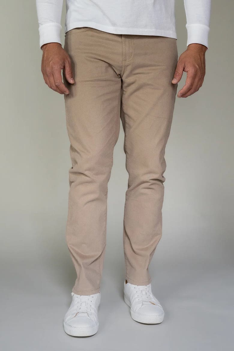Italian 5-Pocket Pants, Main, color, Khaki