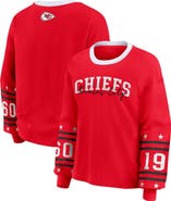 WEAR by Erin Andrews Women's WEAR by Erin Andrews Red Kansas City Chiefs Plus Size Sport Long-Sleeve T-Shirt