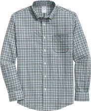Brooks Brothers Regular Fit Twill Non-Iron Stretch Button-Down Shirt