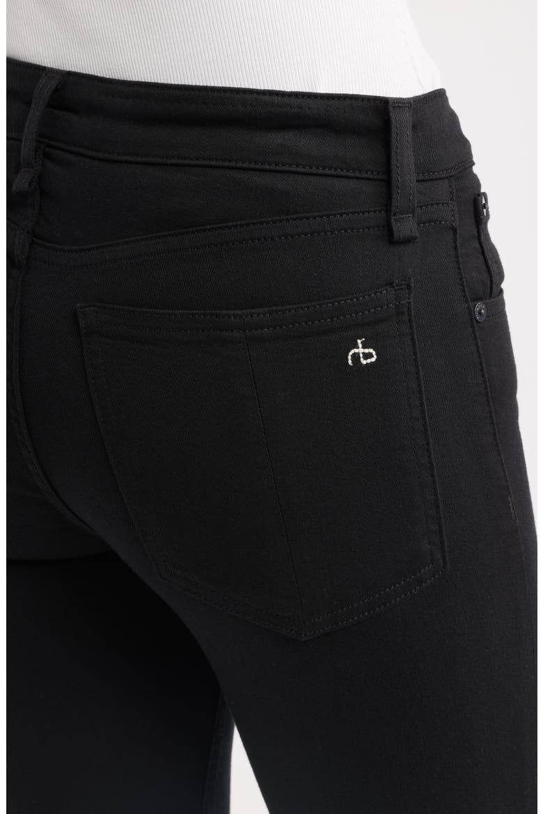 Cate Ankle Skinny Jeans, Alternate, color, BLACK