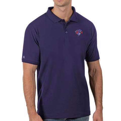 Men's Antigua Purple Halifax Thunderbirds Legacy Pique Polo