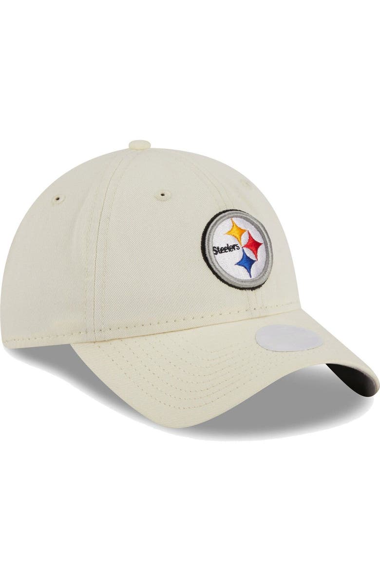 New Era Women's New Era Cream Pittsburgh Steelers Core Classic 2.0 Adjustable Hat, Alternate, color, 