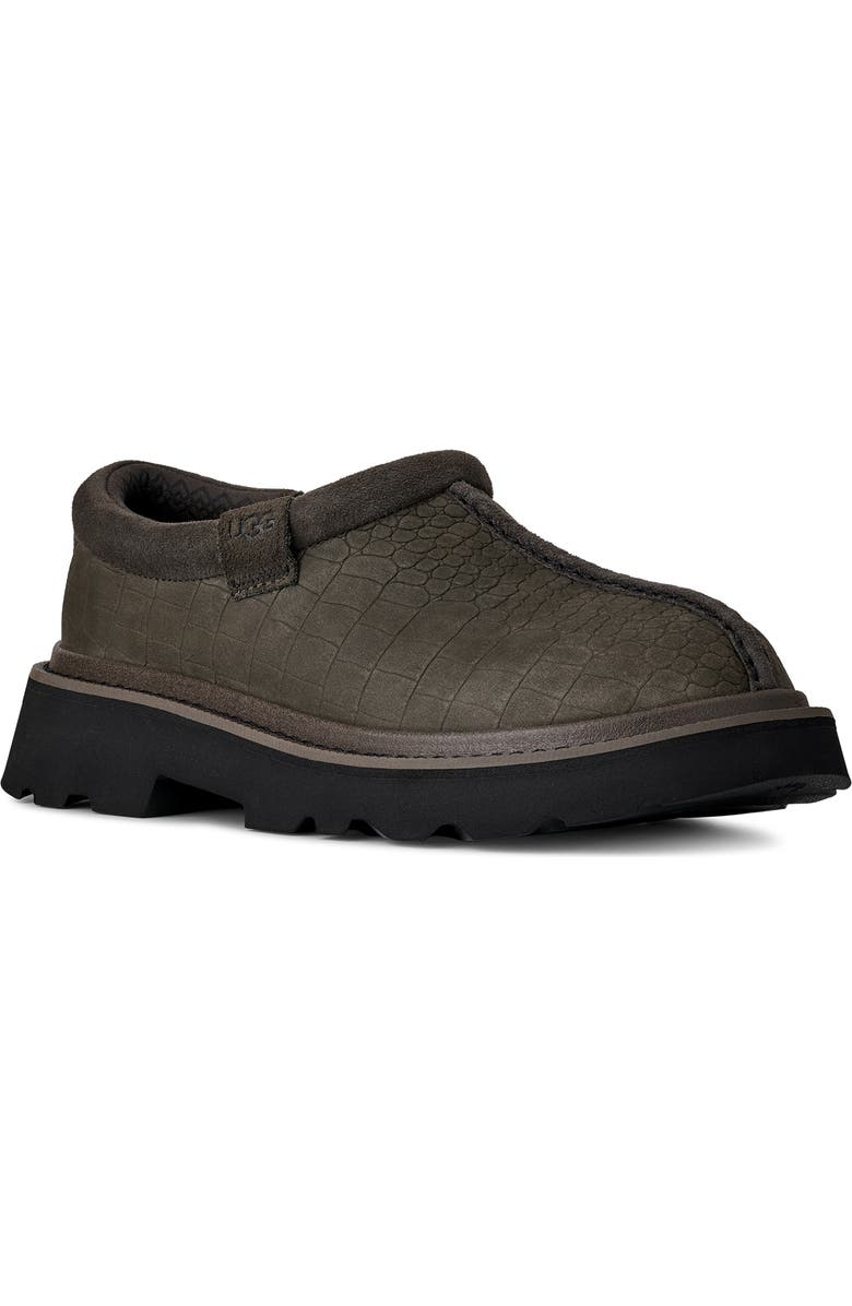 UGG<sup>®</sup> Tasman Lug Embossed Slipper, Main, color, Dense Smoke