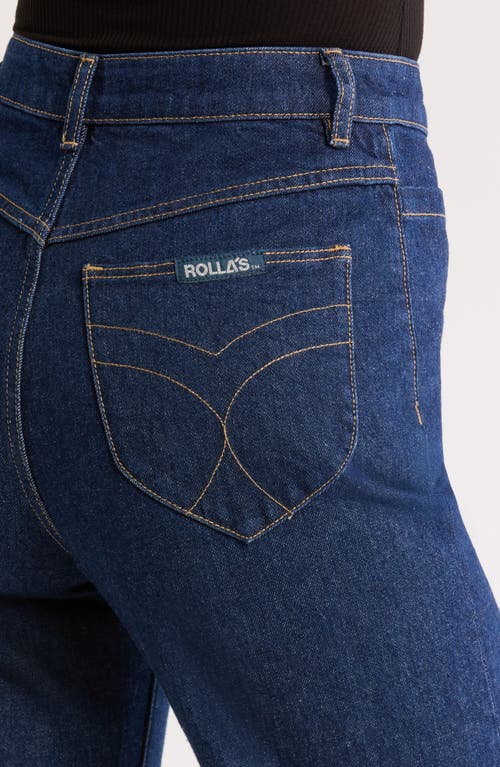 Rolla's Sailor True Rinse High Rise Flare Leg Ankle Jeans