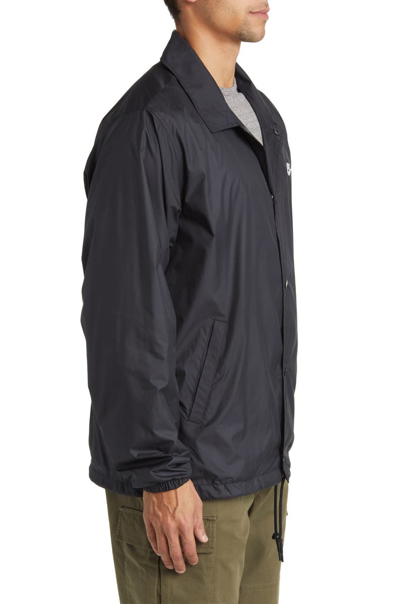 Nike Club Coach's Jacket, Alternate, color, Black/ White