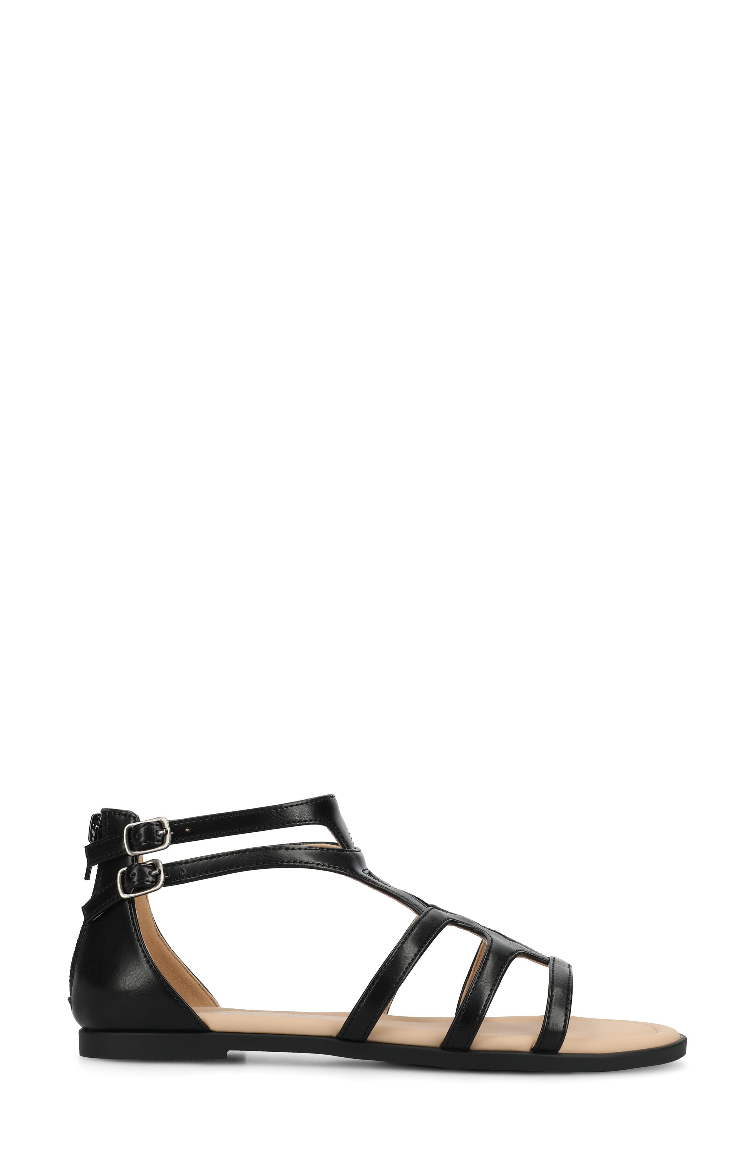 Journee Collection Genneva Cage Sandal - Extra Wide Width Available, Alternate, color, 