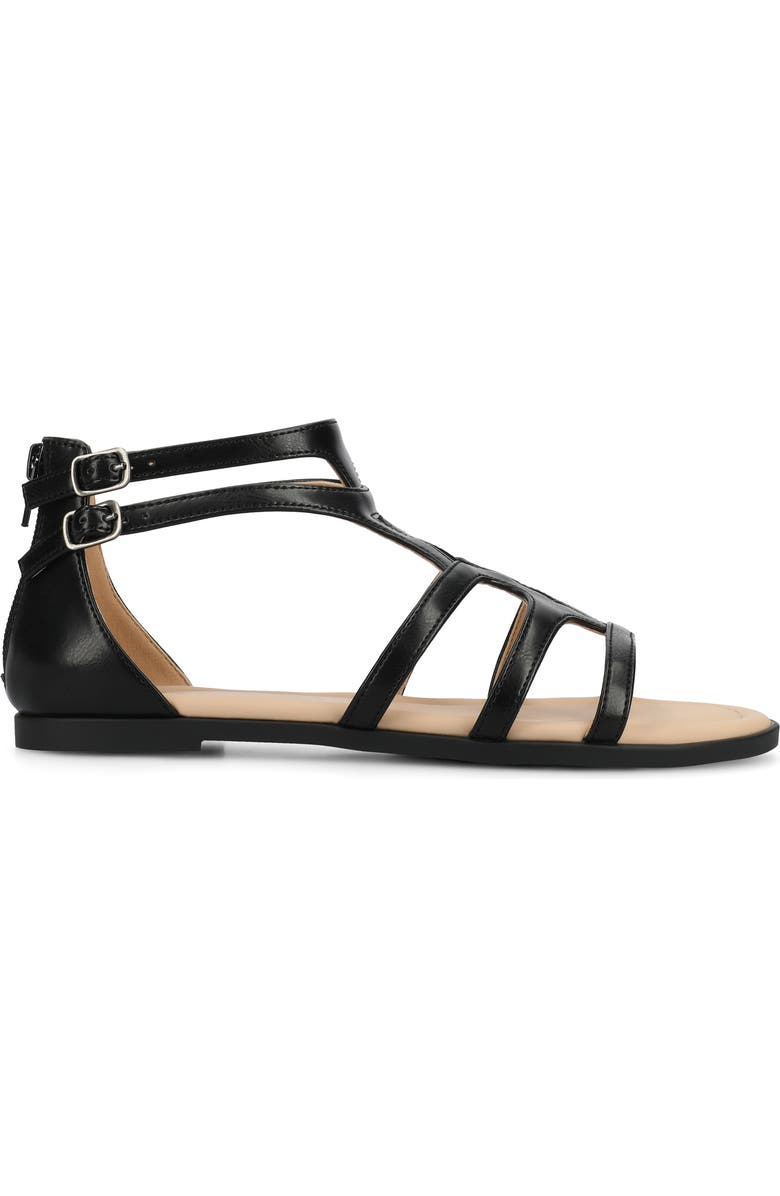 Journee Collection Genneva Cage Sandal - Extra Wide Width Available, Alternate, color,