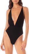 Maaji Safari Plunge One-Piece Swimsuit