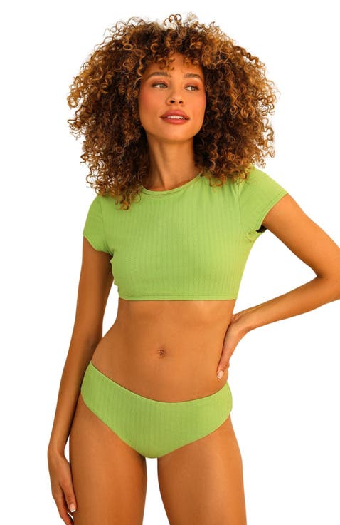 Joni Short Cap Sleeve Bikini Top
