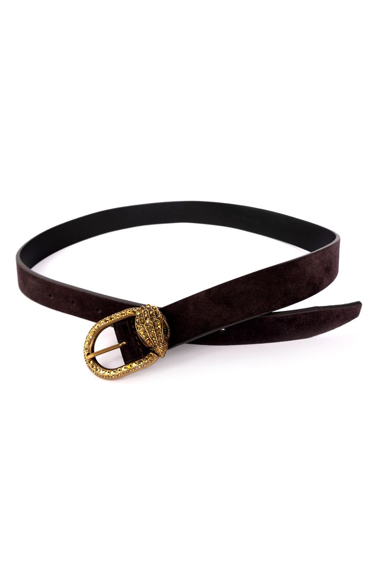 Kurt Geiger London Mayfair Suede Belt, Alternate, color,