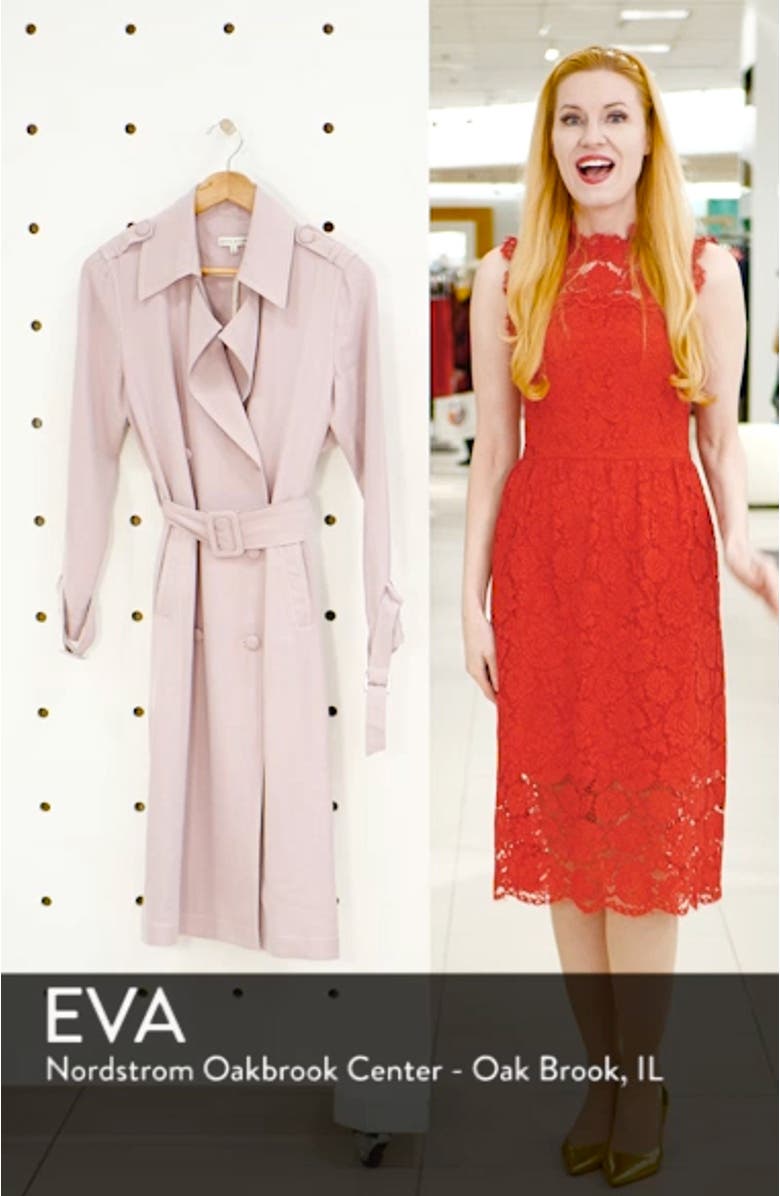 Draped Trench Coat, sales video thumbnail