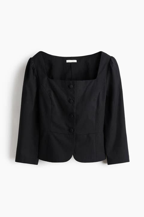 Square-neck Blazer