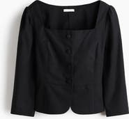 H&M Square-neck Blazer