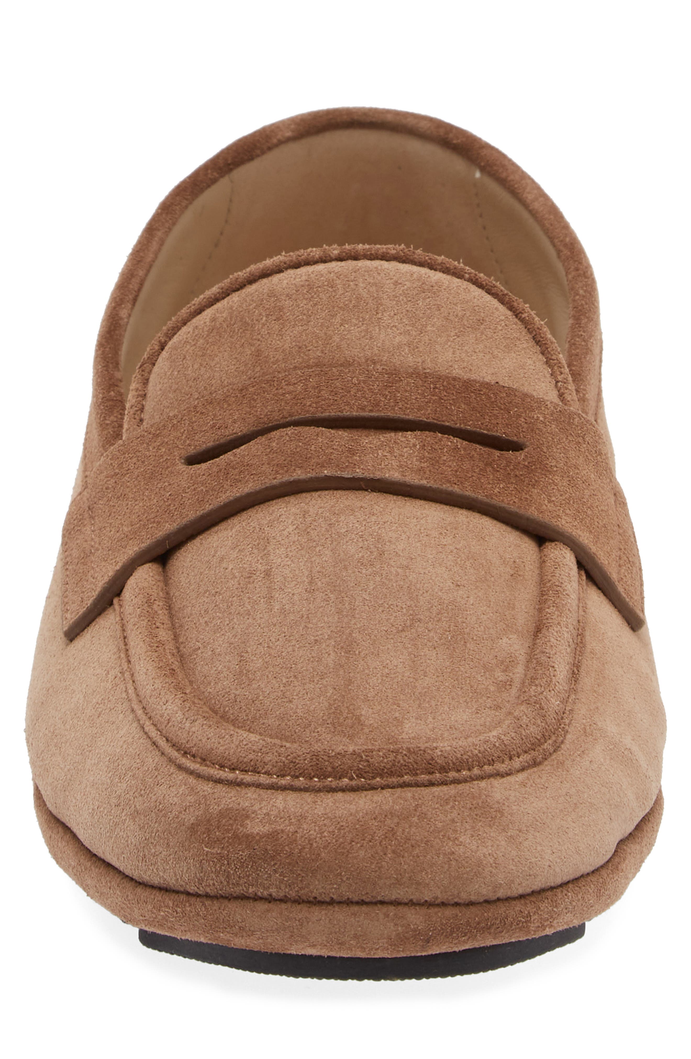 Dolce&Gabbana Crosta Driving Shoe, Alternate, color, Nocciola