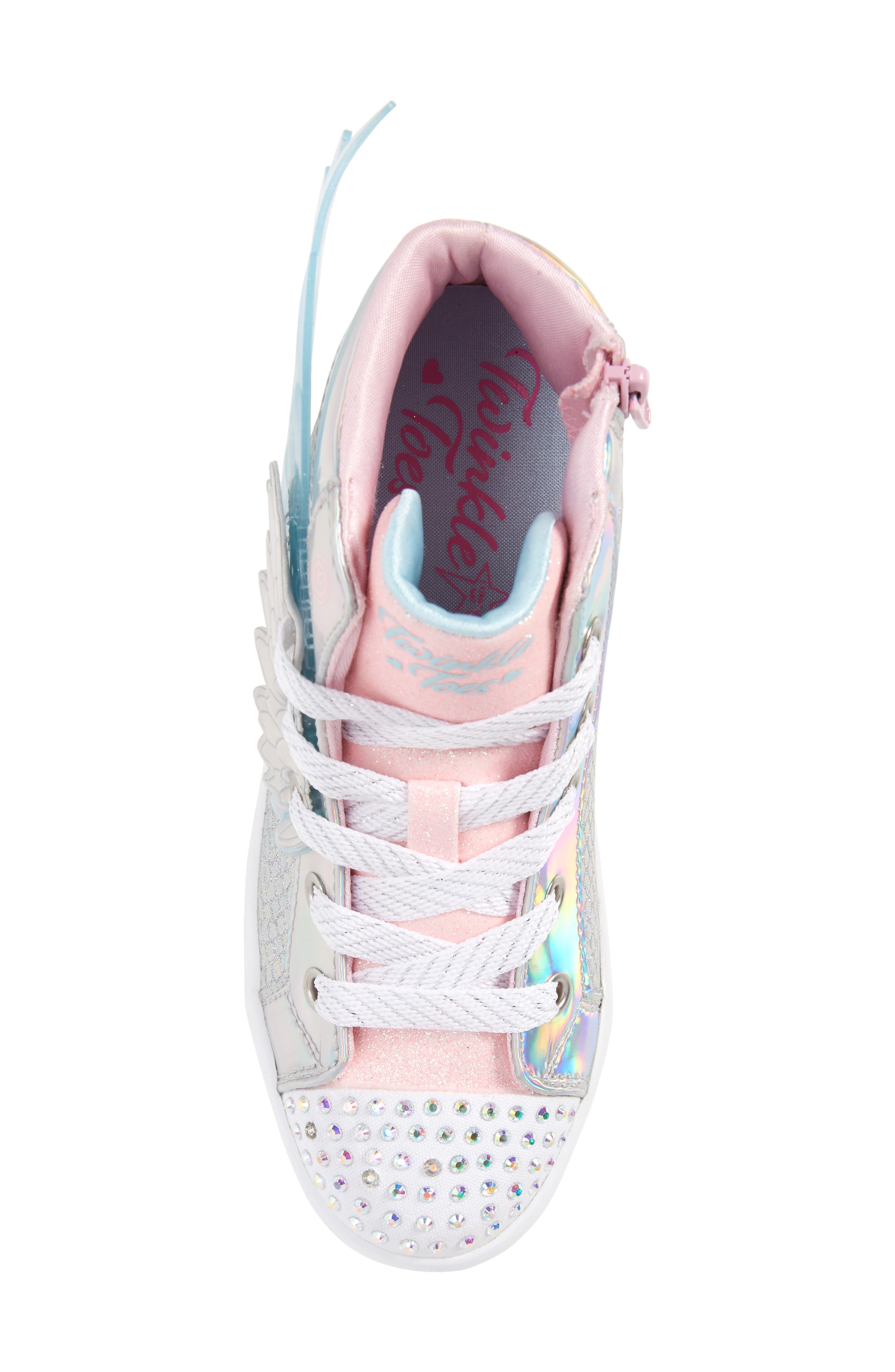 SKECHERS Twi-Lites 2.0 Light-Up High-Top Sneaker, Alternate, color, 