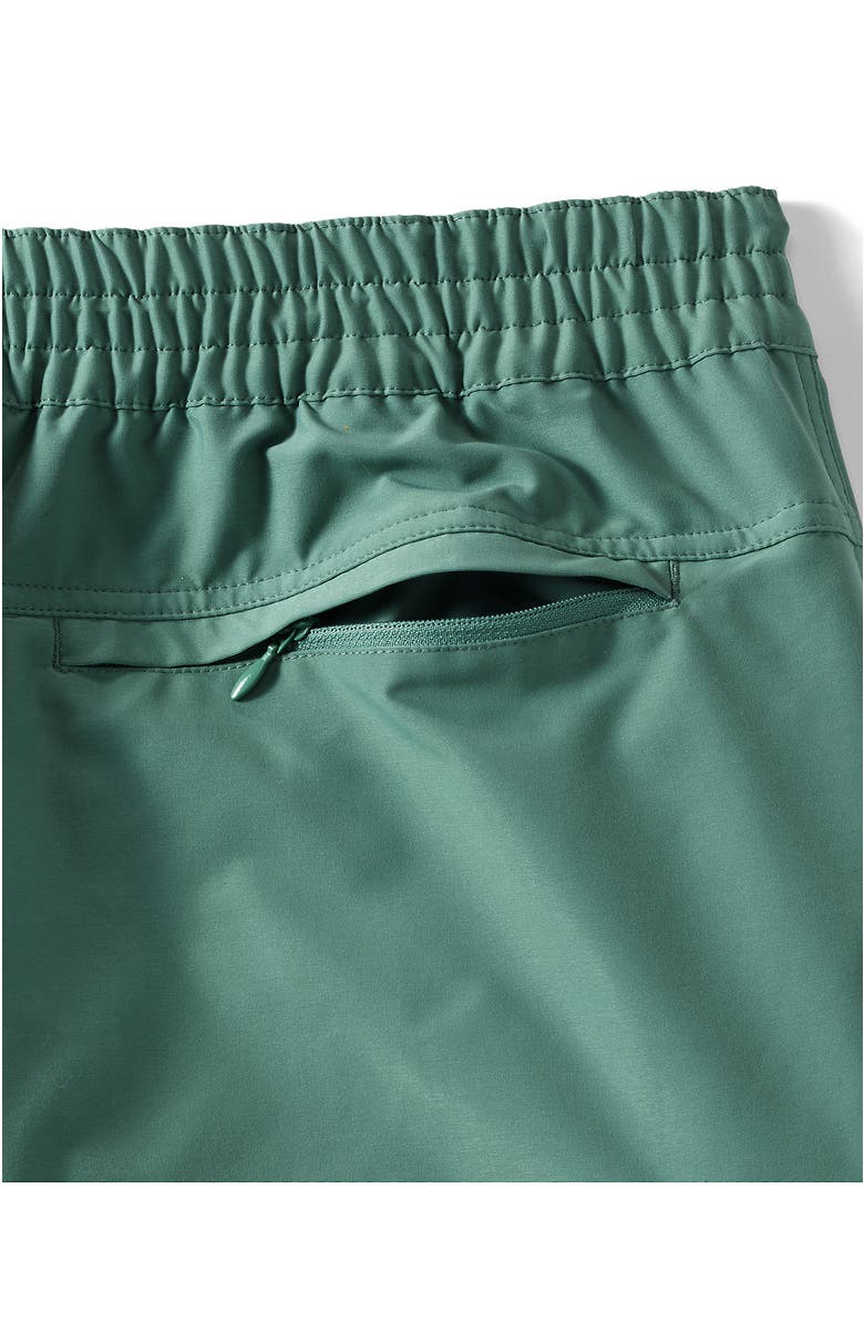 Lands' End 7" Quick Dry Cargo Swim Short, Alternate, color, Eucalyptus