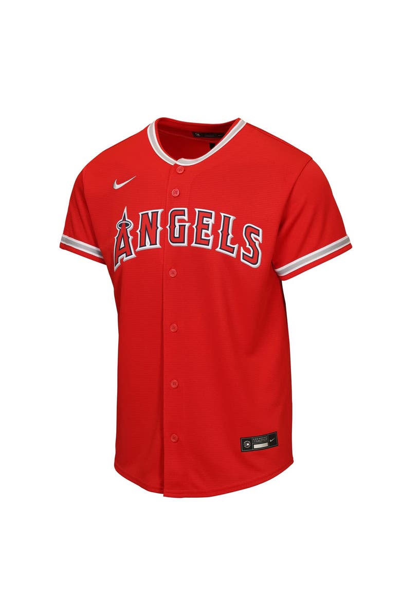 Nike Youth Nike Mike Trout Red Los Angeles Angels Alternate Replica Jersey, Alternate, color, Red