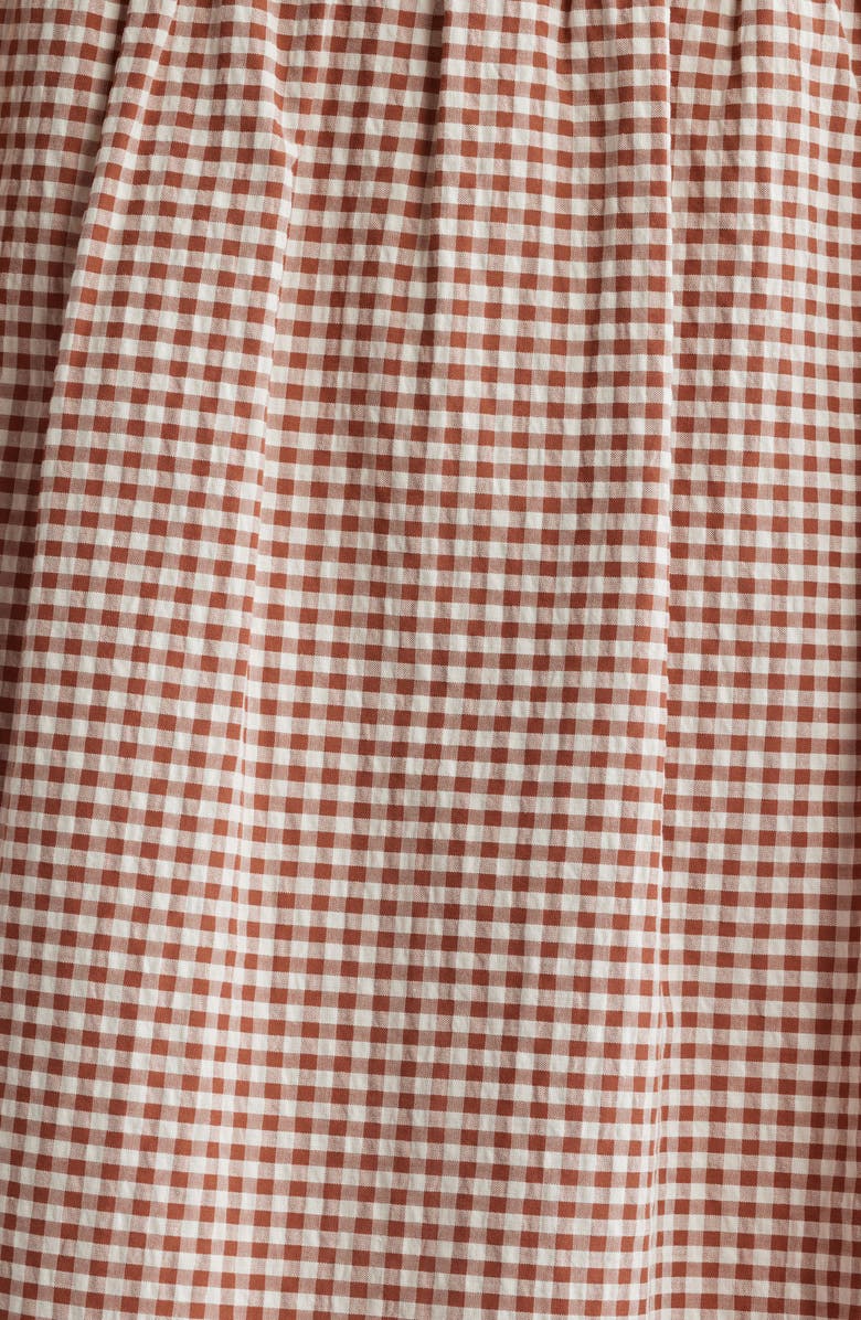 Hill House Home The Delphine Nap<sup>®</sup> Midi Skirt, Alternate, color, Rust Gingham