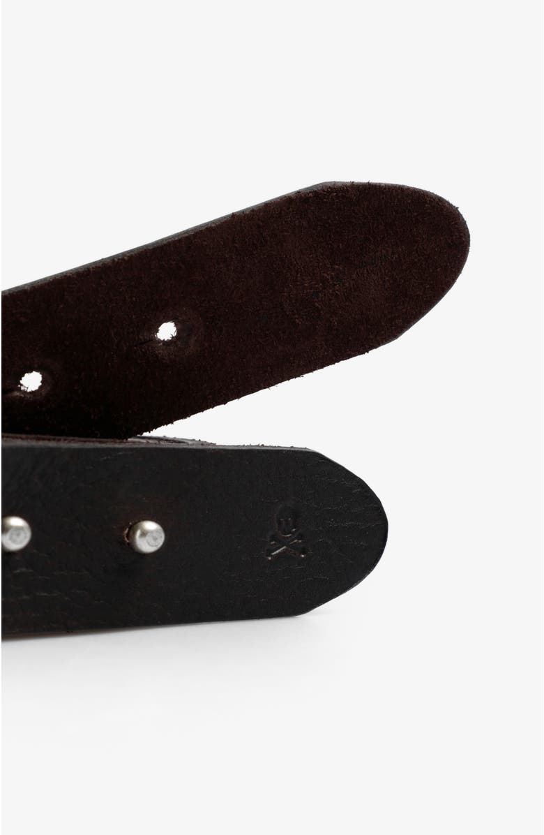 Scalpers Doublelayer Belt, Alternate, color, Darkbrown