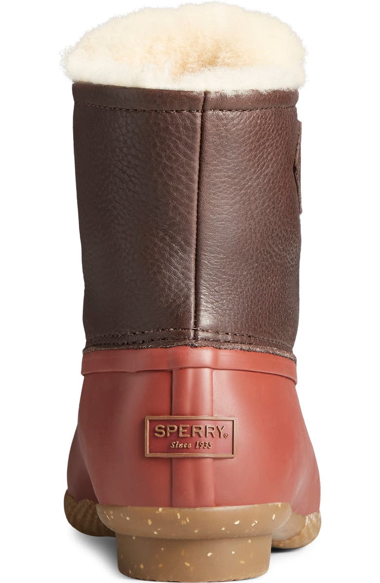 Sperry Saltwater Luxe Genuine Shearling Lined Duck Boot, Alternate, color,