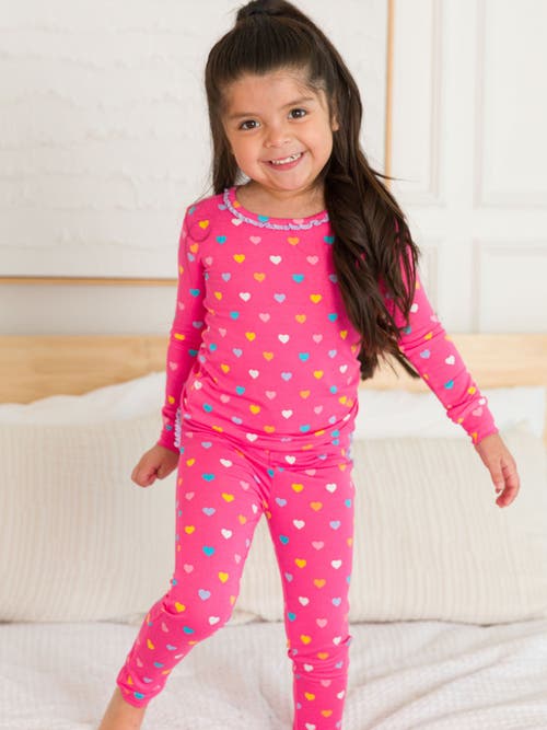 Rufflebutts Softsnooze Toddler Girls Ruffle Long Sleeve Pajama Set