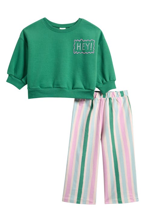 Kids' Graphic Sweatshirt & Pants Set (Baby & Toddler)