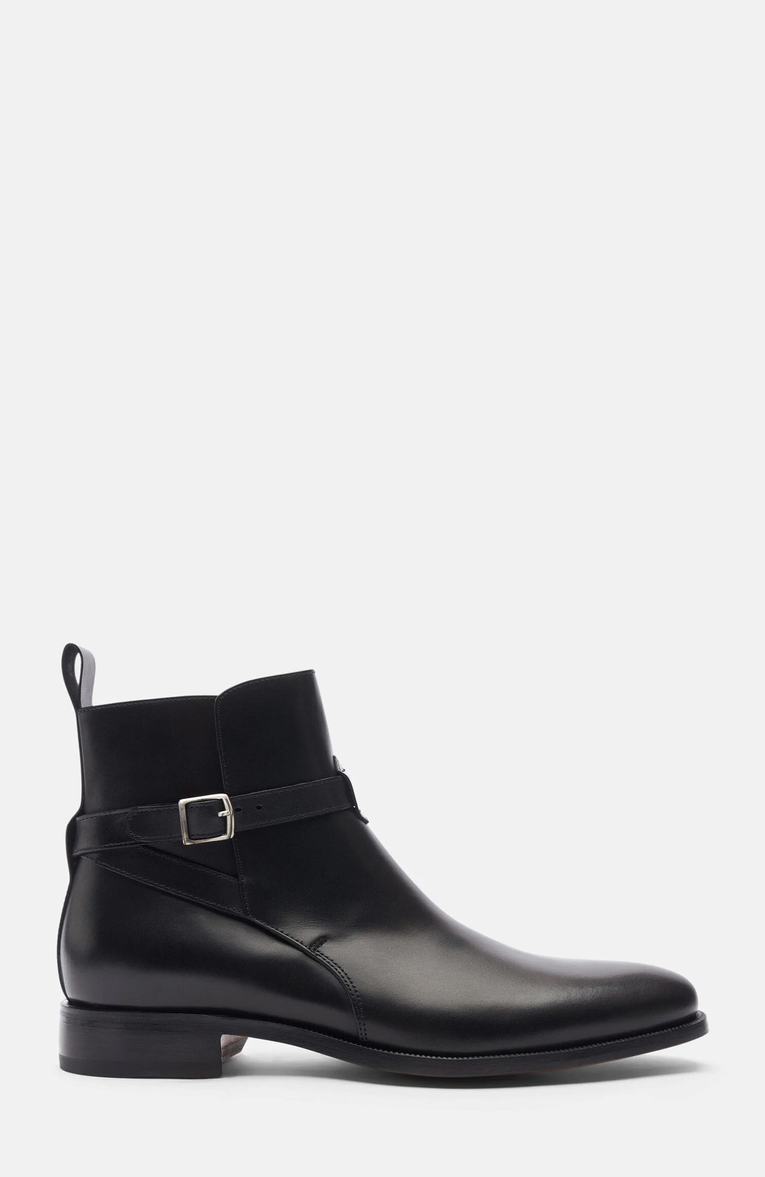 Libero Jodhpur Boots, Alternate, color, Black - Calf