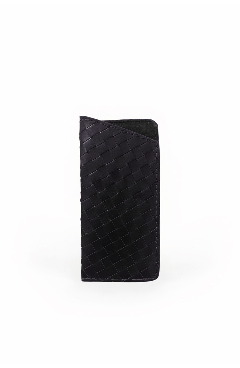 Deux Mains Woven Sunglass Case, Main, color,