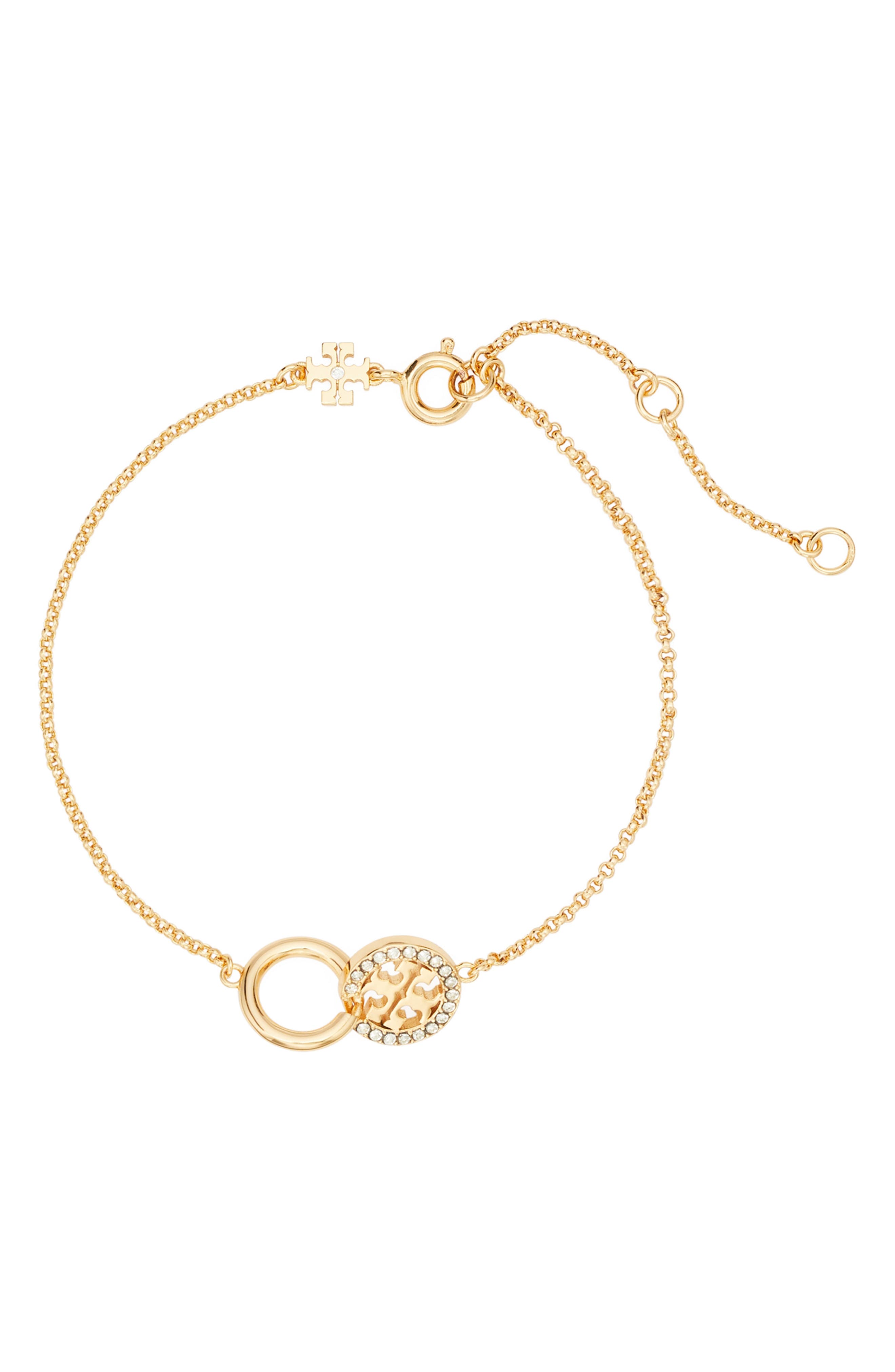 selected TORY GOLD / CRYSTAL