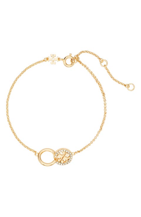 Icon Pavé Interlocking Chain Bracelet