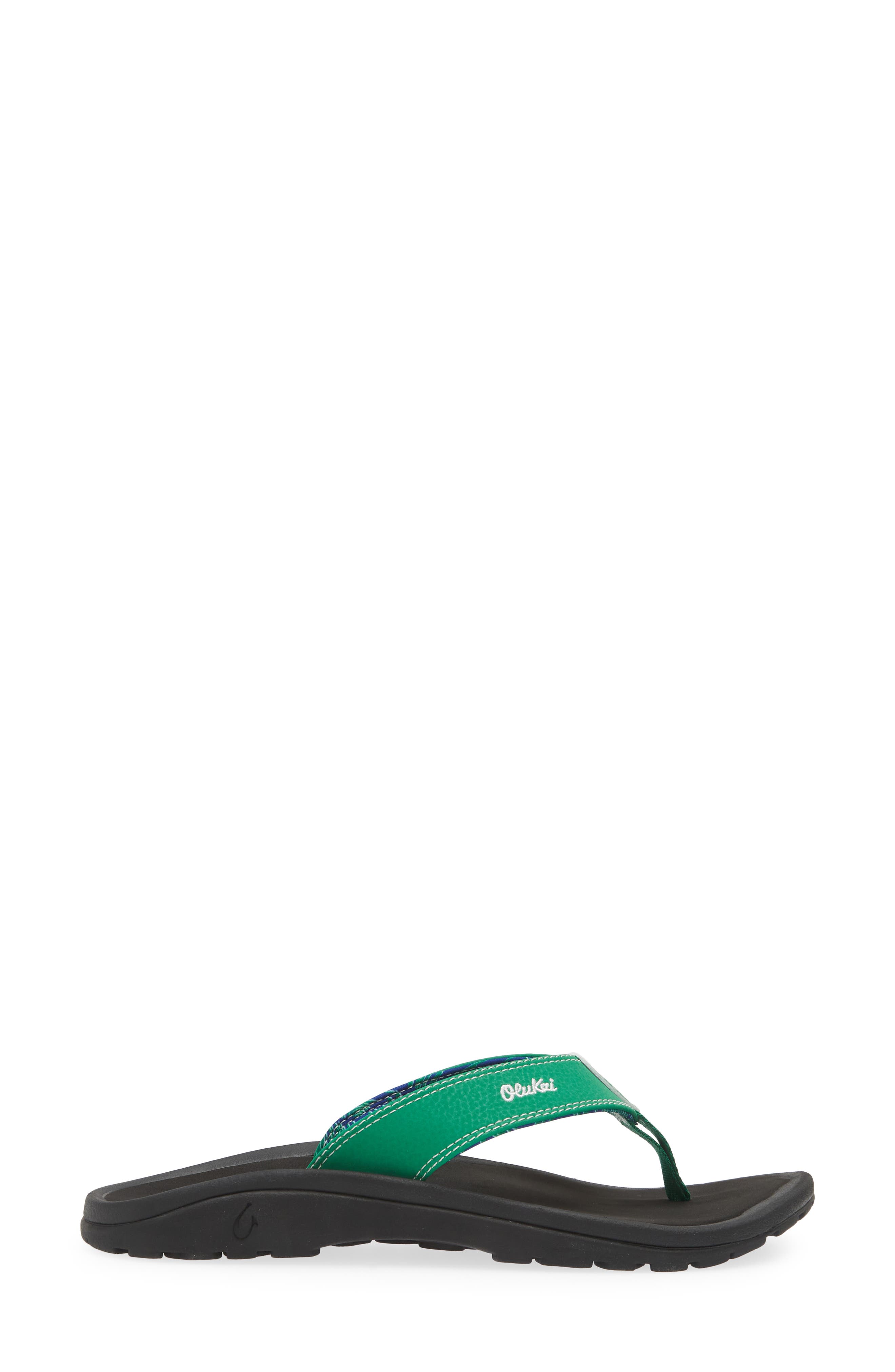 OluKai Ohana Flip Flop, Alternate, color, Bamboo / Black