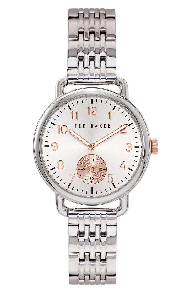 Ted Baker Classic Bracelet Strap Watch, 34mm, Main, color, 