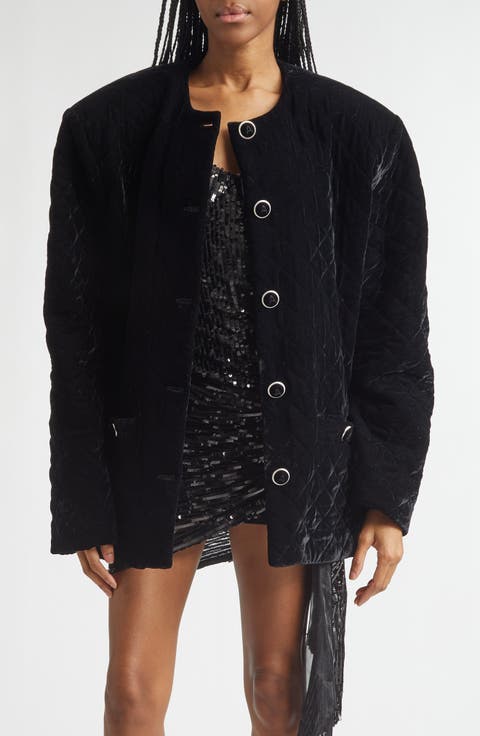 Quilted Velvet Lady Jacket