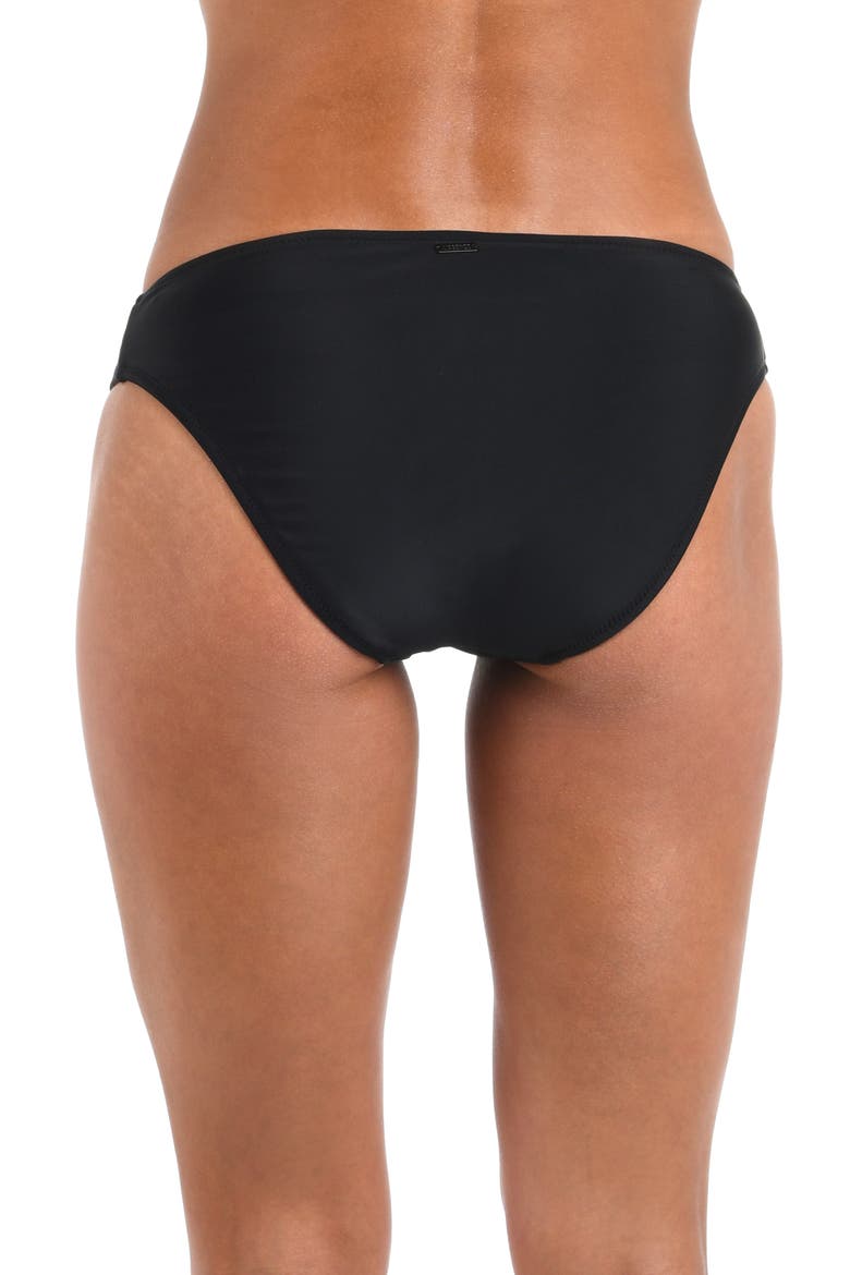 Nicole Shine Classic Bikini Bottoms, Alternate, color, BLACK