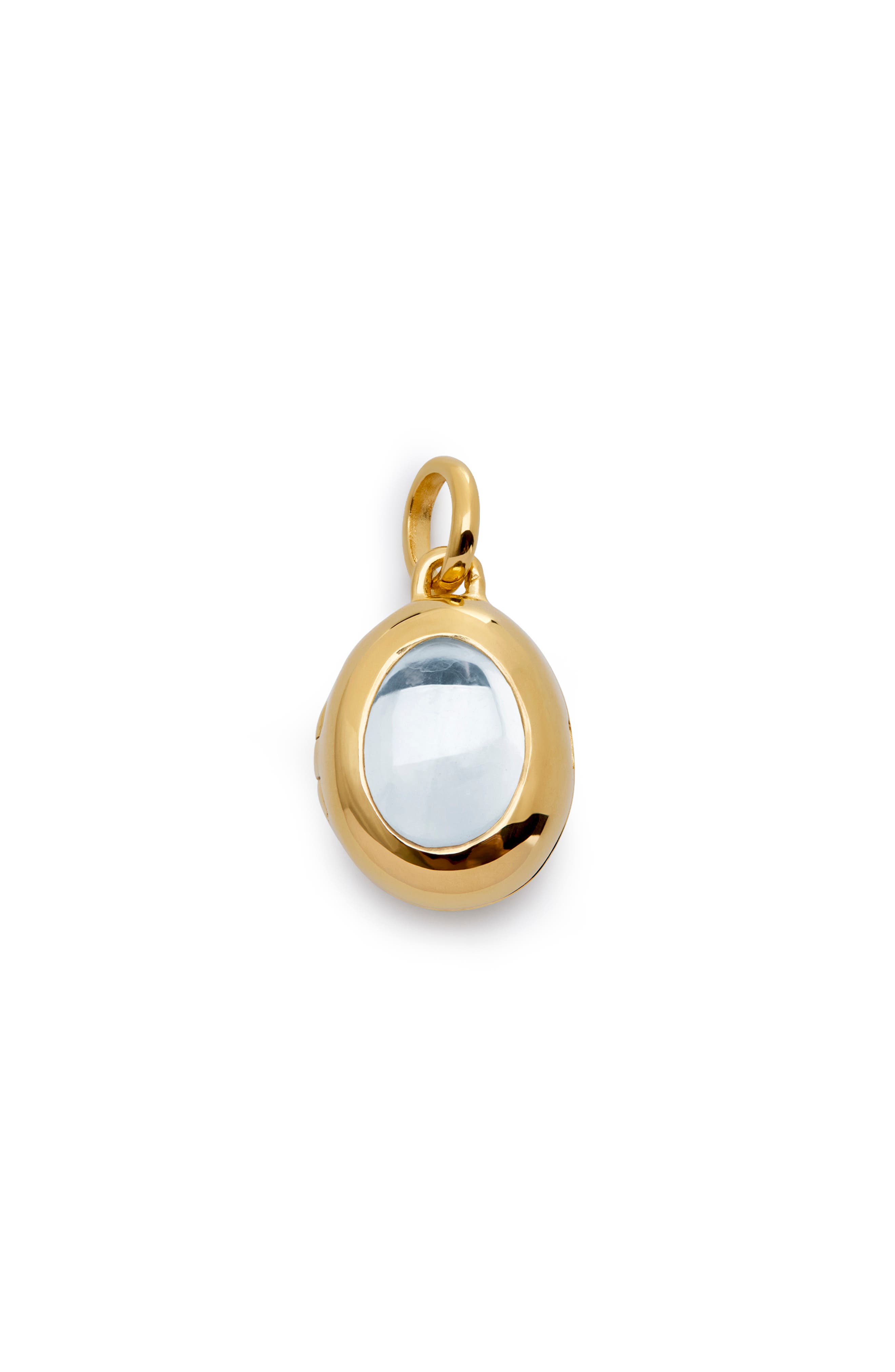 18CT GOLD / ROCK CRYSTAL