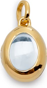 Monica Vinader Birthstone Locket Pendant