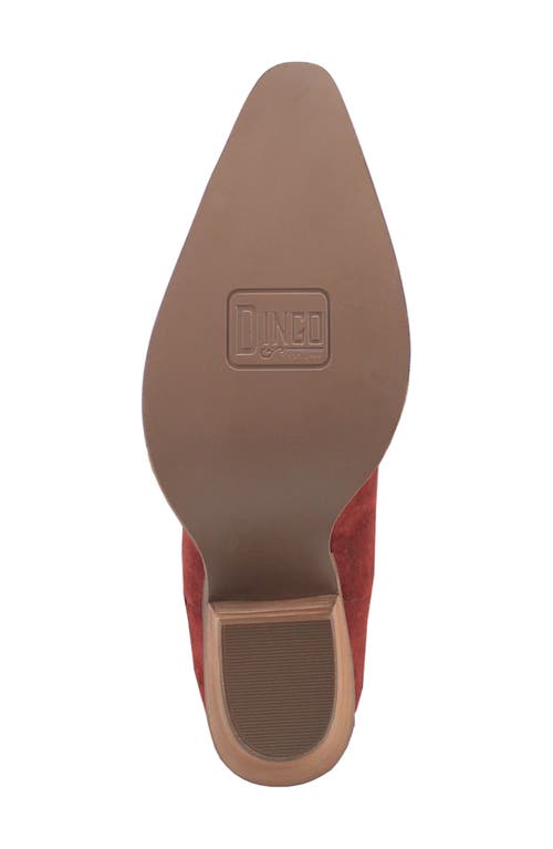 Dingo Wild Child Fringe Knee High Western Boot In Burgundy