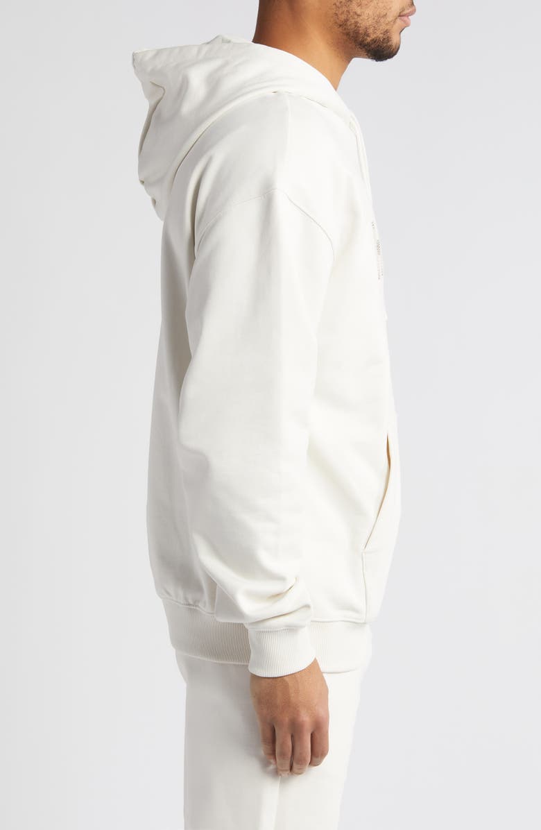 HUGO Drochood Embroidered Cotton French Terry Hoodie, Alternate, color, 