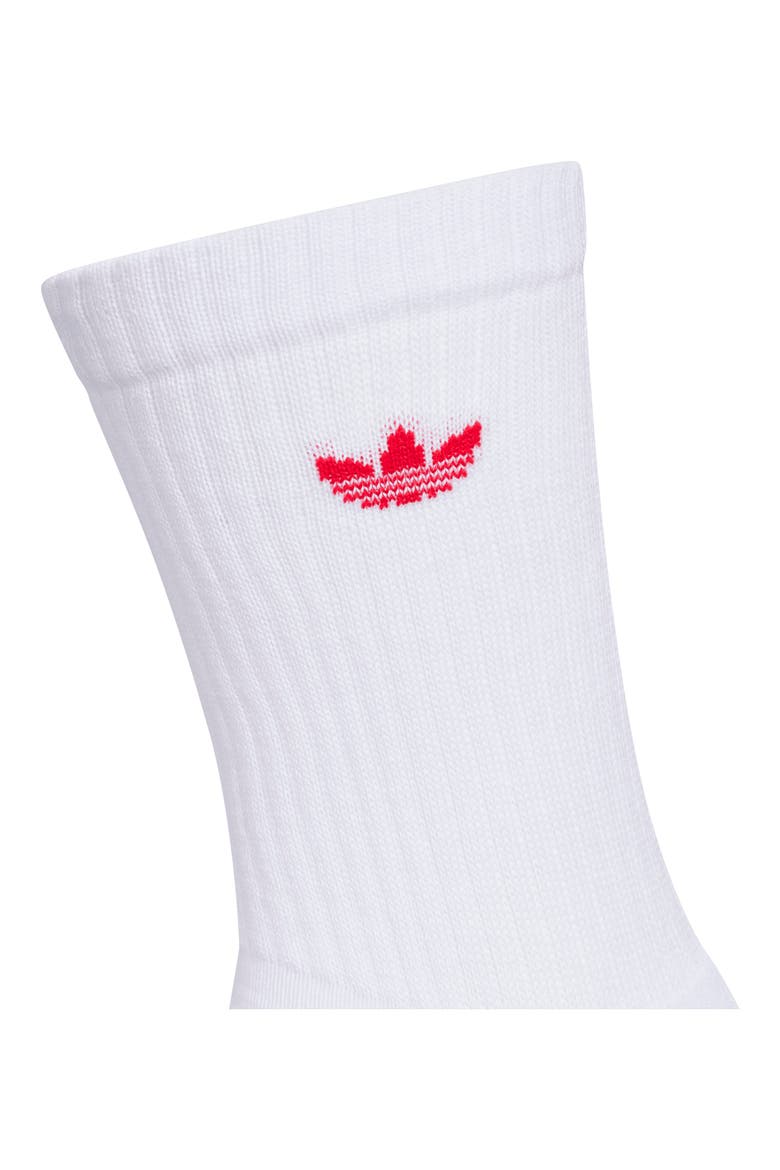 Gender Inclusive Originals Assorted 3-Pack Crew Socks, Alternate, color, WHITE/ SCARLET/ YELLOW