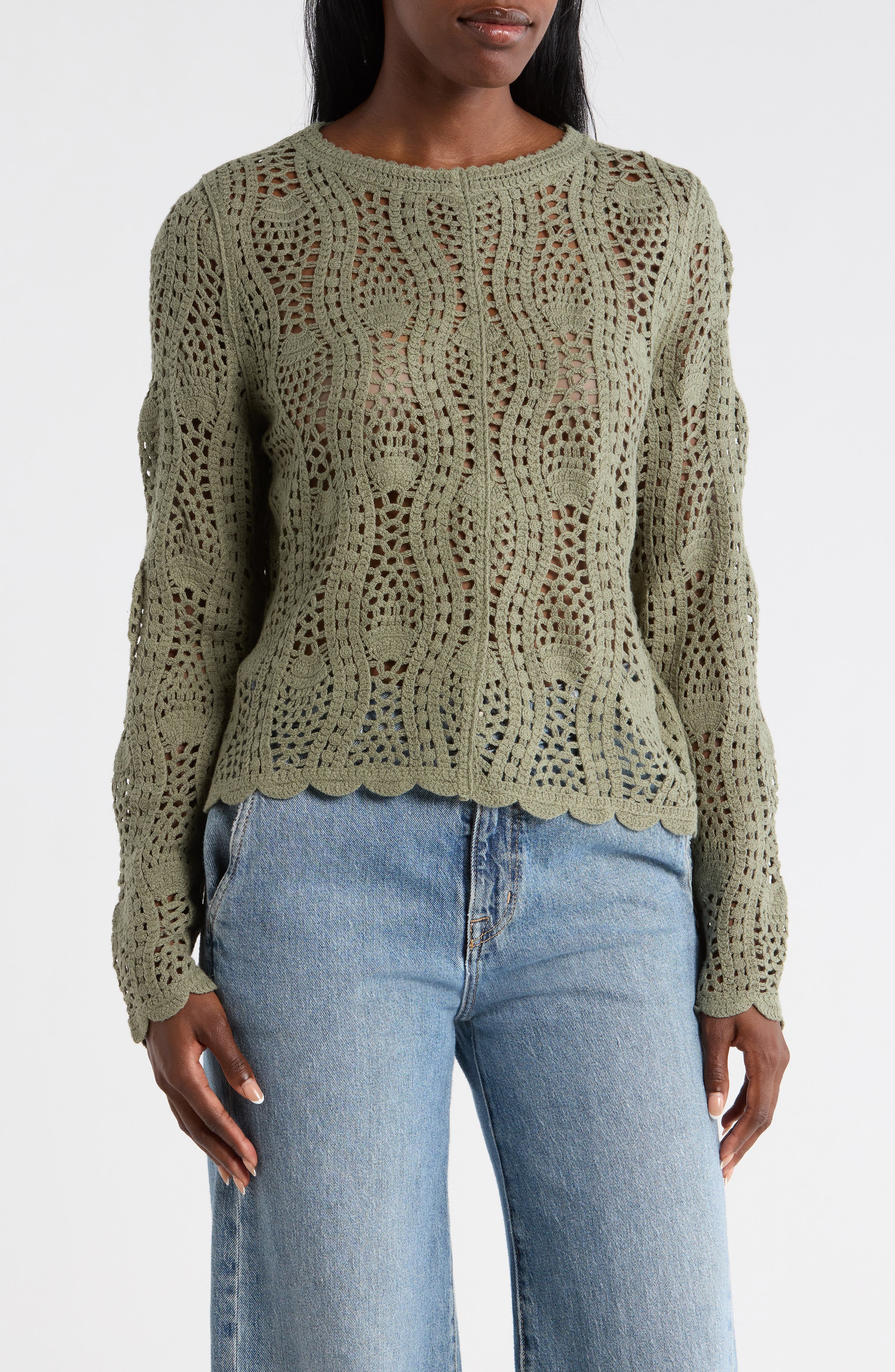 Pointelle Sweater - image 3