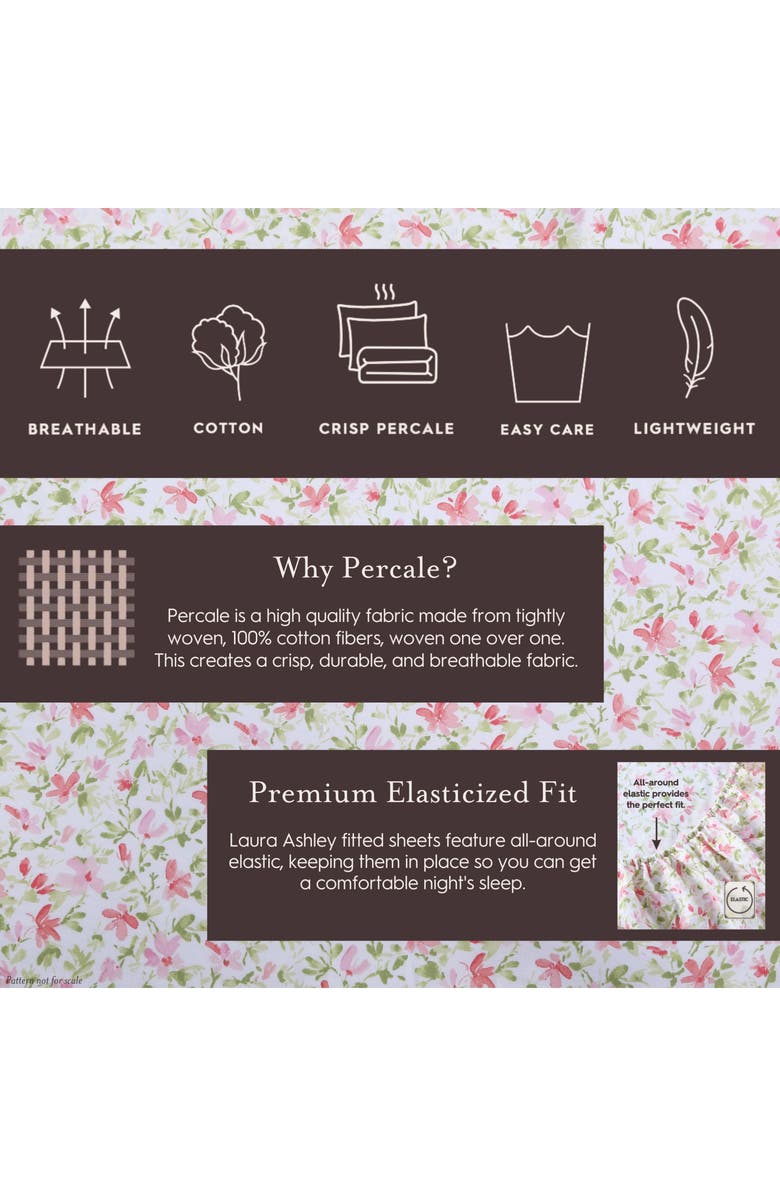 Laura Ashley Emogene Sheet Set, Alternate, color, Heather