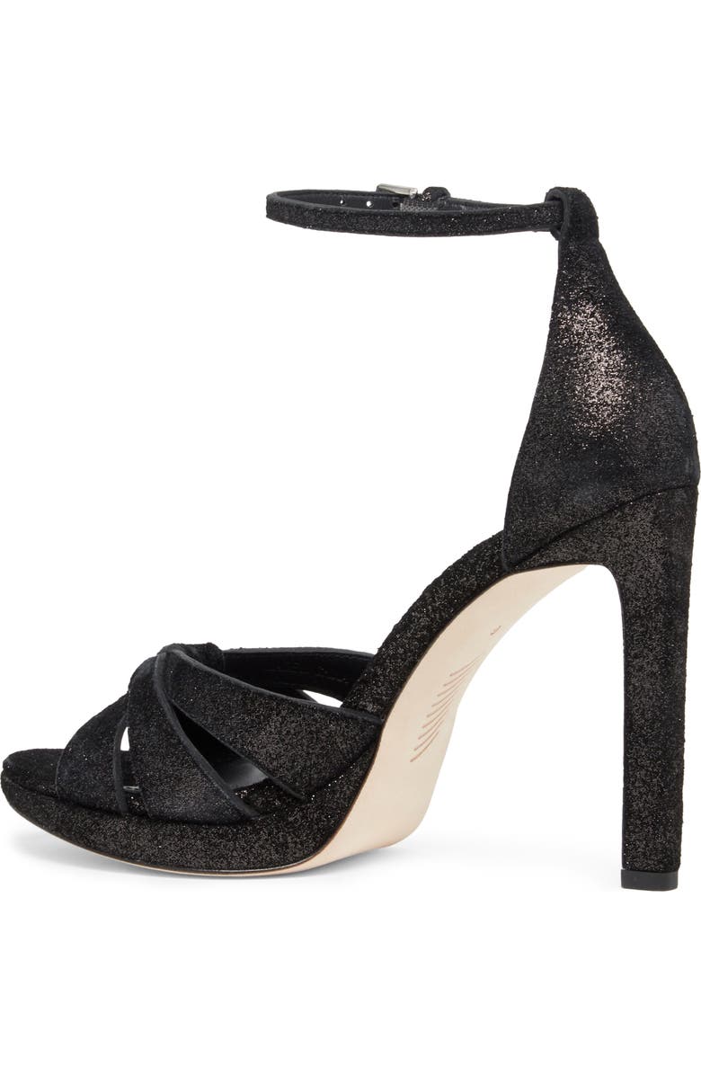 PAIGE Val Ankle Strap Sandal, Alternate, color, Black
