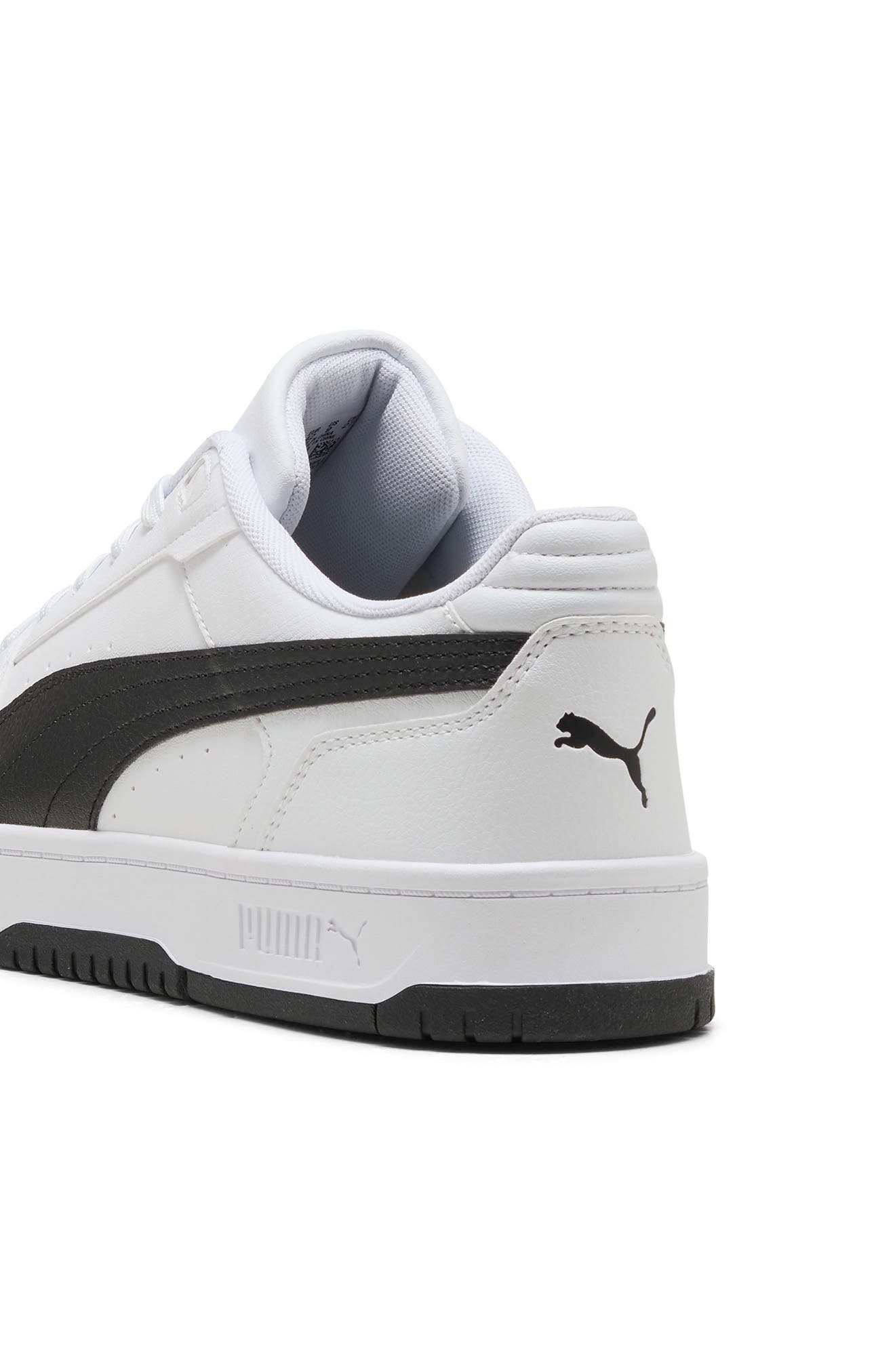 Rebound Slam Lo Sneaker, Alternate, color, PUMA WHITE/ PUMA BLACK