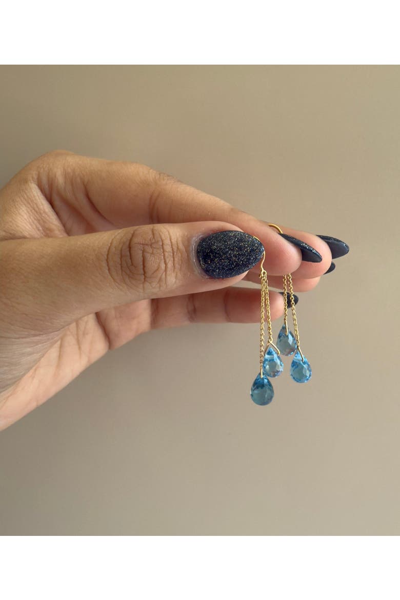 Topaz Glow Earrings, Alternate, color, Topaz