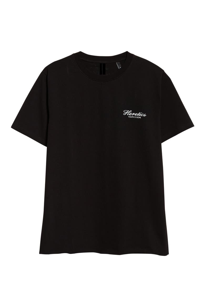 Youth Is Gone Organic Cotton Graphic T-Shirt, Alternate, color, BLACK