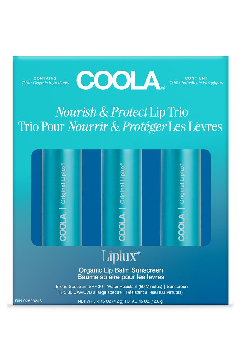 Trio of Classic Liplux® Lip Balm SPF 30 (Nordstrom Exclusive) $36 Value, Alternate, color, NO COLOR