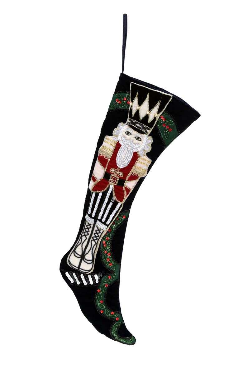 Nutcracker Stocking, Main, color, Red