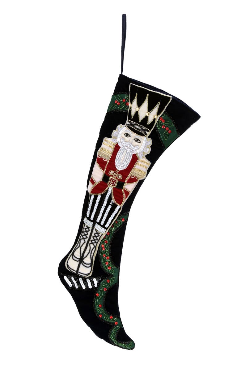 Mark Roberts Nutcracker Stocking, Main, color, Red