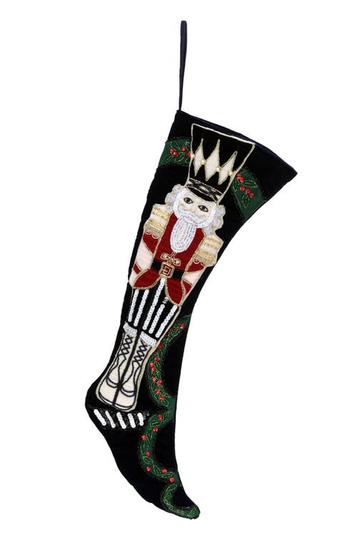 Mark Roberts Nutcracker Stocking In Multi