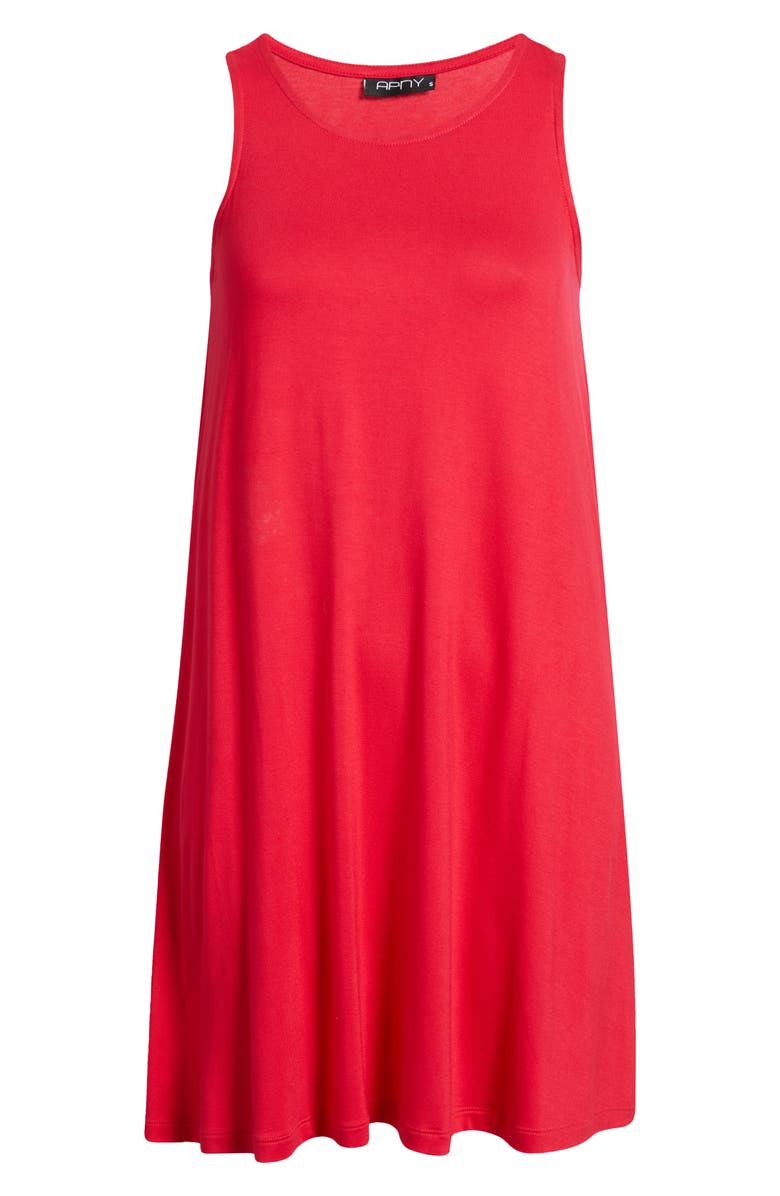 APNY Sleeveless Trapeze Dress, Alternate, color, Red